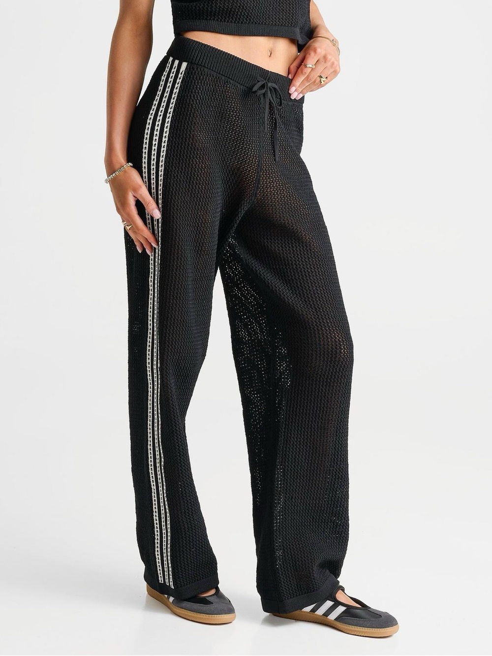 Adidas Originals Knitted Crochet Firebird Track Pants